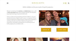 Desktop Screenshot of barakabirth.com
